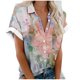 thumbnail image 1 of Mujeres Pantalones Cortos Impresos Blusas de Manga Corta Y Top Regular, Vestido de Moda de Verano Casual para Mujeres, 1 of 5