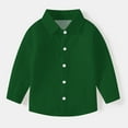 thumbnail image 4 of Chbgutlmr Baby Boys Clothes Kids Shirt Lapel Collar Button up Long Sleeve Fall Thin Casual Dress Shirts, 4 of 6