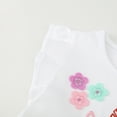 thumbnail image 2 of ENFLASH Little Girls Dress Flutter Sleeve Toddler Summer Unicorn Sundress Kids Tulle Party Dresses, 2 of 8