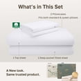 thumbnail image 4 of California Design Den 100% Cotton Queen Sheets Set - 600 Thread Count 100% Cotton Sheets Queen, Sateen Deep Pocket Sheet Set - White, 4 of 9