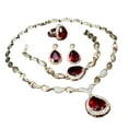 thumbnail image 1 of Conjuntos De Joyería Para Mujer, Conjunto De Joyería Para Mujer, Colgante De Diamantes De Imitación, Decoración De Chapado, Collar, Pendientes, Anillo, Pulsera,, 1 of 7