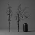 thumbnail image 6 of Miwamany 10pc Halloween Artificial Branches, Black Bare Twigs for Vase Fillers, Home Table Mantel Scary House Decor, Spooky Creepy Tree Stems (5.9in), 6 of 7