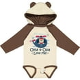 thumbnail image 3 of Inktastic Oma and Opa Love Me Grandson Boys Long Sleeve Baby Bodysuit, 3 of 5