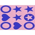 thumbnail image 1 of Ahgly Company Machine Washable Indoor Rectangle Transitional Pastel Purple Pink Area Rugs, 5' x 7', 1 of 7