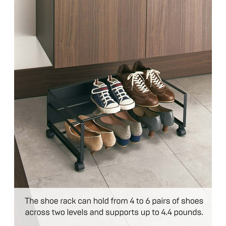 Rolling shoe rack walmart hotsell