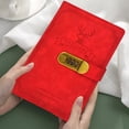 A5 Deer-Head Notebook With Lock And Combination Notepad Business-Style ...