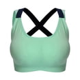 thumbnail image 1 of Fitness Yoga Entrenamiento Sujetador deportivo Mujer Gimnasio Correr Top acolchado a prueba de golpes Verde S, 1 of 2