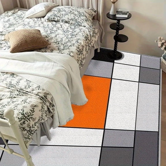 5.3'x7.5' washable rug non slip foot runner rug washable carpet rug runner area rug for living room