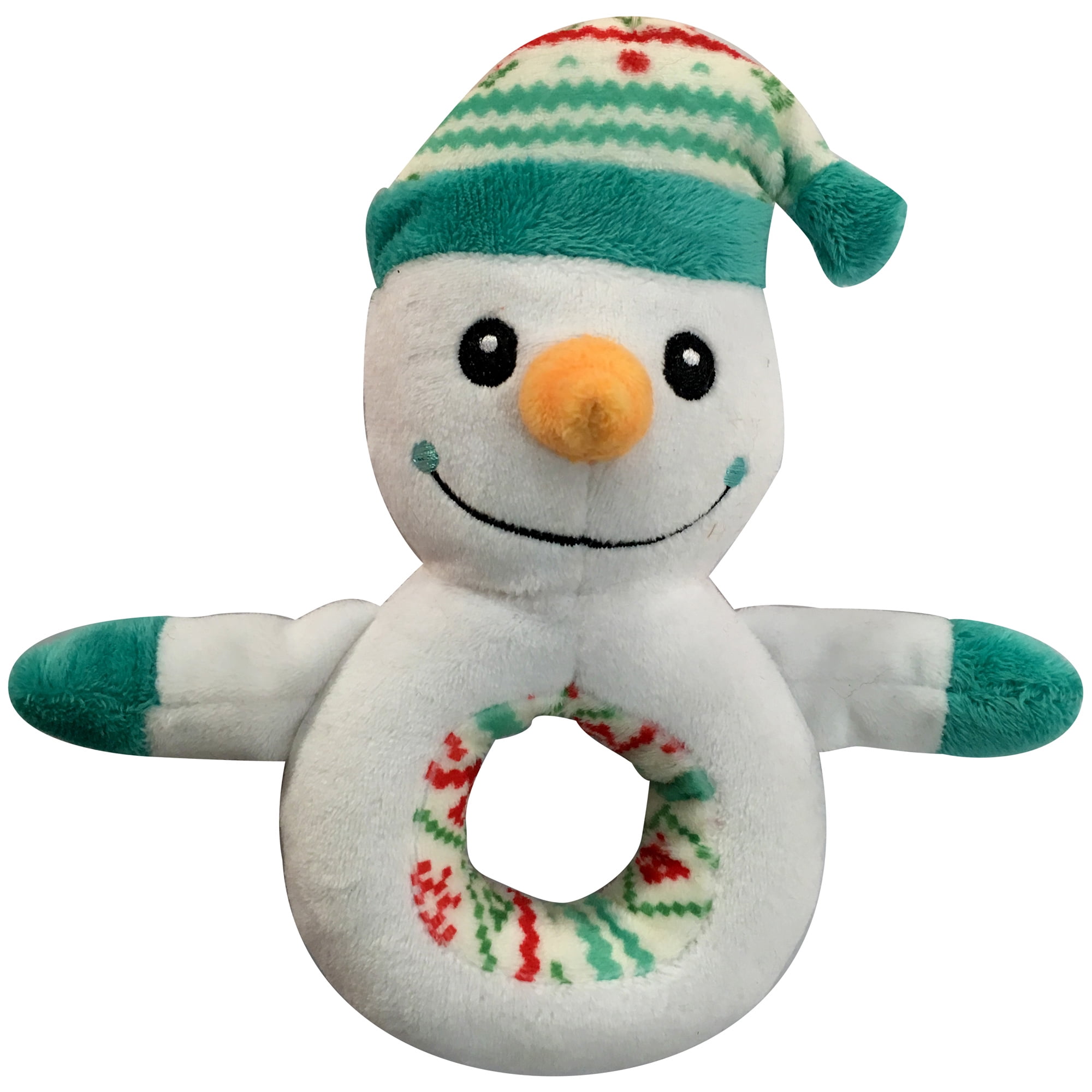 snowman dog toy