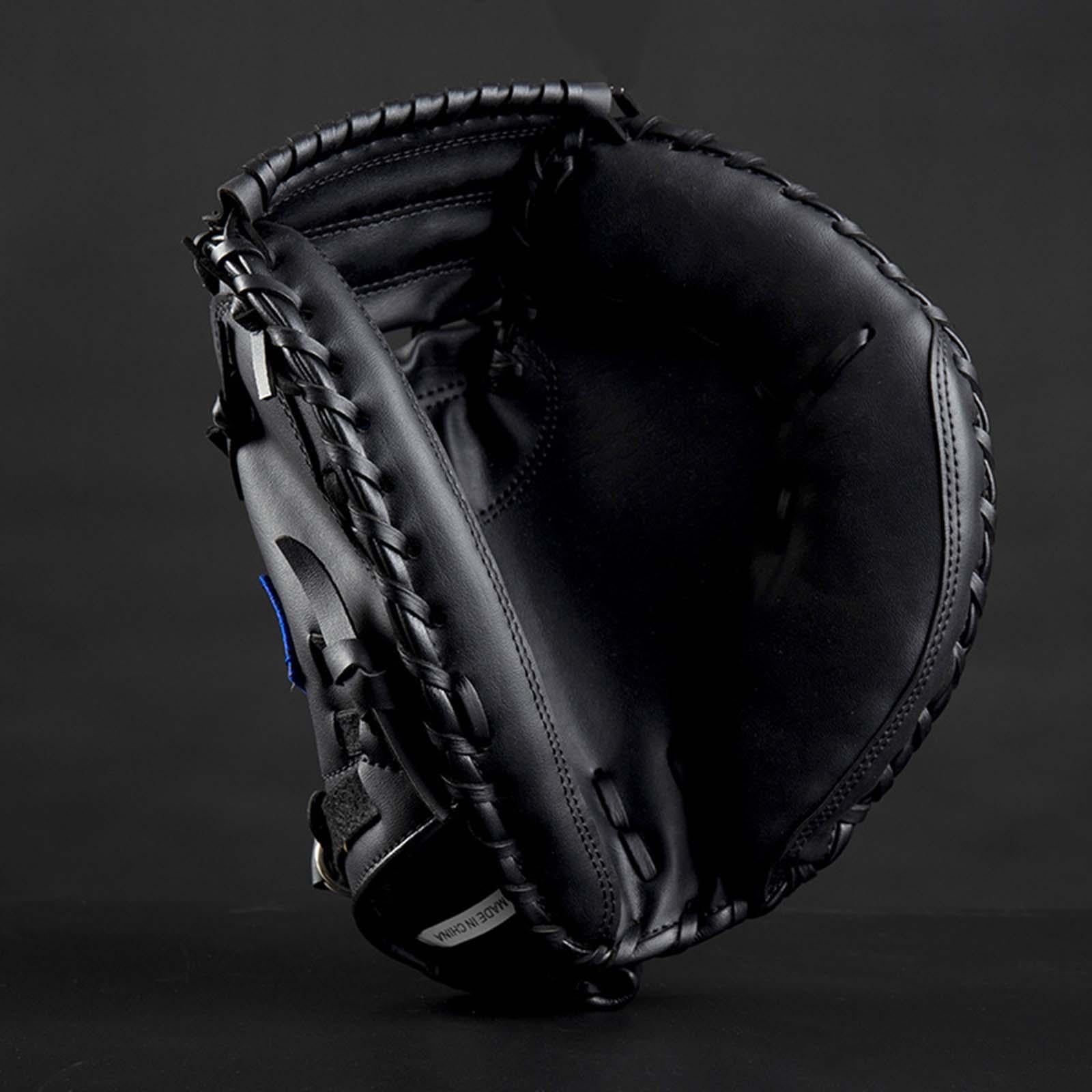 Gant Softball Worth WS140H 14 Pouces – Cuir Noir, Main Droite