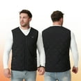 thumbnail image 4 of Gamivast Heated Vest for Men and Women Plus Size 20 Heating Zones and 3-Levels Jackets with Pockets V Neck Zip up USB Charging Coats with 2 Controls Washable Outerwear no Power Bank, 4 of 6