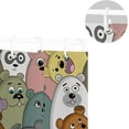 thumbnail image 5 of Coolnut Colored Cartoon Bears Shower Curtain Waterproof Bathroom Fabric Shower Curtain Set with Hooks, 60x72 inches Home Decor, 5 of 6
