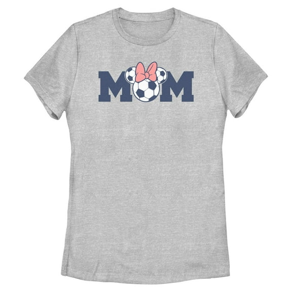 Womens Minnie Mouse Soccer Mom Logo T Shirt