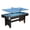 Blue, variant on 6-Ft 2-in-1 Pool & Ping Pong Table Combo, Multi-Game Table for Family Game Rooms, Includes Billiard Balls, Cues, Paddles & Brush, Durable, Quick Assembly