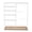 White, variant on Earrings Hanger Iron 5 Tier 90 Holes Jewelry Organizer Stand with Wooden Base for Necklaces Bracelets, White (11.8 inches / 30 cm)