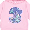thumbnail image 3 of Inktastic 3rd Birthday Mermaid 3 Year Old Girl Toddler Hoodie, 3 of 4