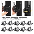 thumbnail image 3 of Electric Fence Insulator, Easy Installation T Post Insulator Clips 25PCS Wide Compatibility Compact Design  for Pet Fences for 1-1/4 inch Posts, 3 of 7