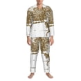 thumbnail image 3 of Fotbe Horse Rider In Field Pijama de Hombre con Estampado de Manga Larga, Conjunto de 2 Piezas, Ropa de Dormir Suave y Cómoda con Bolsillos-XX-Large, 3 of 7
