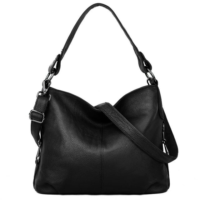 Bolso de hombro YALUXE de piel auténtica Hobo para mujer