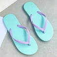 thumbnail image 3 of Xucatan Women's EVA Flip Flops, Solid Color Thong Sandals with Round Toe, Lightweight Cushioned Flat Slippers, Non Slip Soft Sole Casual Summer Beach Shoes for Indoor Outdoor Gift, 3 of 9