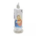 thumbnail image 1 of Vela sin llama,Lámpara de vela eléctrica LED,vela de té,luz de pilar,Oración a de Jesús sin llama que funciona con pilas,Decoración navideña de Halloween para festividades de, 1 of 8