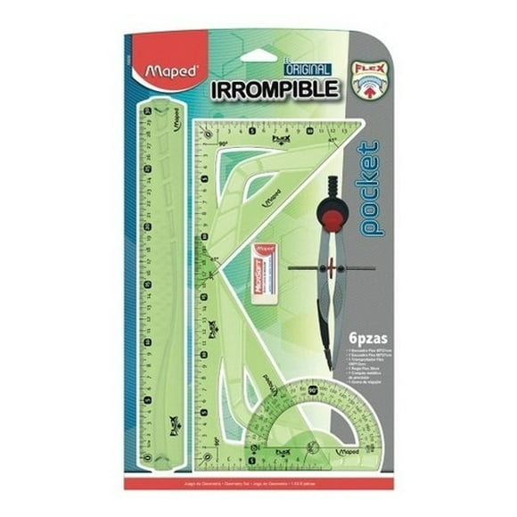 Juego De Geometría Irrompible Mediano Maped AleJaz TBYU4