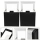 thumbnail image 5 of Caja de embalaje para sombreros con ventana, 2 unidades, cuadrada, plegable, de papel, transparente, para guardar gorras de béisbol, 5 of 7