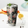 thumbnail image 3 of 30oz Pioneer Flower Tumblers Stainless Steel Tumbler with Lid and Straw,Vacuum Insulated Double Wall Travel Tumbler Cups Mug with Cleaning Brush for Coffee,Tea, 3 of 7