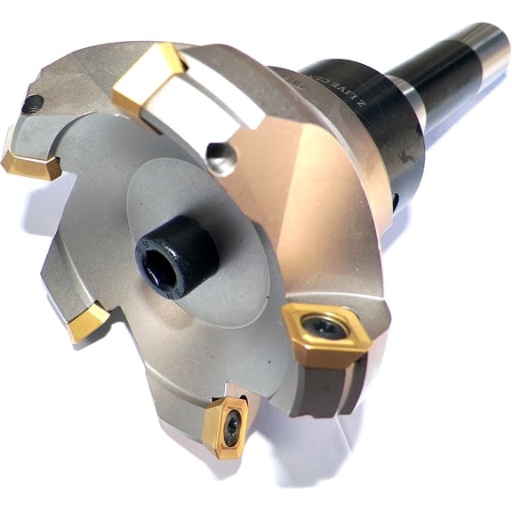 3.15" Face Shell Mill Cutter 45 Degree 5 Flutes R8 Face Milling Cutter W Inserts
