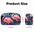 thumbnail image 5 of Flamingo Waterproof Oxford Cloth Hard Drive Case with Charger Pouch, PC Case, Small Travel Electronic Organizer, and Cord Organizer Travel - 5.9x9.44x3.14 in, 5 of 6