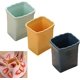 thumbnail image 1 of Xiao Hua Cortador de frutas de acero inoxidable de 3 piezas, cortador de huevos, herramienta para freír, verde, azul y amarillo, 1 of 5