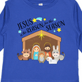 thumbnail image 4 of Inktastic Jesus is the Reason for the Season Christmas Nativity Boys or Girls Long Sleeve Toddler T-Shirt, 4 of 5