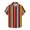 D-Multicolor, variant on ZQUUVOU Men's T-Shirt Stripe Casual Short Sleeve Turndown Collar Button Shirt (F-Multicolor,L)