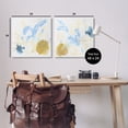thumbnail image 3 of Stupell Industries Abstract Flowing Cartography Abstract Painting Wrapped Canvas Canvas Art Print Wall Art, 24 x 24, Set of 2, 3 of 7