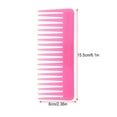 thumbnail image 3 of Styling Hair Comb Light Weight Portable Small Useful Barbershop Tools Multi-functional Wide Tooth Candy Color Modelling Supply Pink, 3 of 6