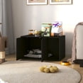 thumbnail image 2 of HOMLUX Cat Litter Box Enclosure, Hidden Pet House Furniture, Multifunctional End Table for Cats, Storage for Litter Accessories, 40 lbs Capacity, Black, 2 of 10