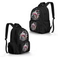thumbnail image 2 of Whosucclay Tractor USA Flag Print Student Backpack for Boys Girls, Adjustable Straps Elementary School Kindergarten Lightweight Bookbag for Travel Camping Hiking, 2 of 8