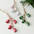 thumbnail image 3 of KGJQ Christmas Bells Decorations Christmas Bells Hanging Cow Bells with Snowflake Design Window Jingle Bells for Tree Decoration Winter Festive Party, 3 of 8