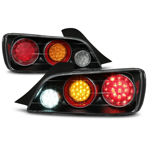 For Black 2004-2009 Honda S2000 AP2 FULL LED Tail Lights Lamps 04-09 Left Right