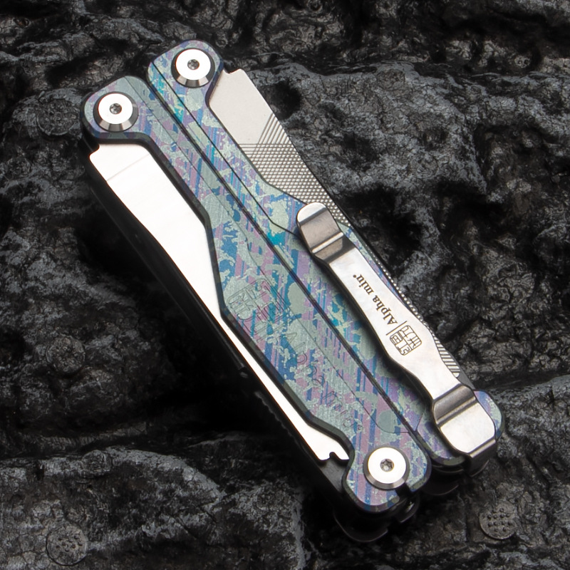 NEW Premium Titanium Handle multi-function Pliers 420 Stainless Steel Head 440 Accessories Outdoor emergency survival tools