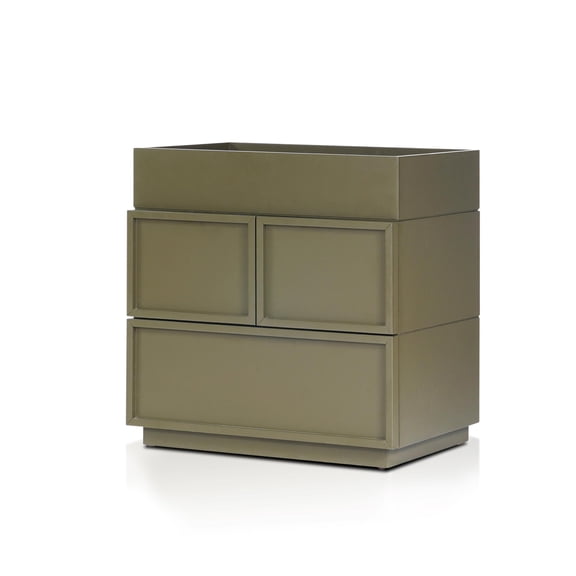 Luca Nightstand in Olive Green