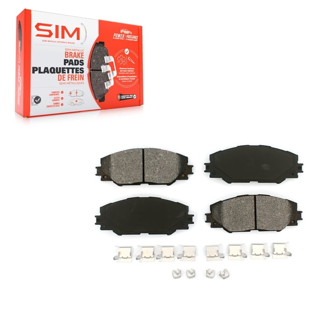 SIM Front Semi-Metallic Disc Brake Pads SIM-1211 for Car Toyota RAV4 Matrix Pontiac Vibe Scion Corolla iM tC Mirai