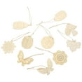 thumbnail image 4 of 30Pcs Crafting Wood Crafts Wood Craft Supplies Wood Plant Animal Craft Unfinished Slices for Crafts, 4 of 6