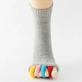 thumbnail image 6 of Toe Separator Yoga Toe Socks for Women Open Toe Socks Corrective Thumb Valgus Five-Toe Socks,  Foot Care, Lightweight Socks, Minimalist Design, Durable Socks, Hand Wash Only, Therapeutic Socks, Foot, 6 of 7