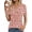 Pink Floral, variant on Fantaslook Womens Tunic Tops Casual Short Sleeve Shirts V Neck Button Pleated Blouses Floral Summer Tops