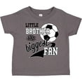 thumbnail image 3 of Inktastic Little Brother and Biggest Fan Soccer Player Boys Toddler T-Shirt, 3 of 5