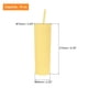 thumbnail image 2 of Vaso Flaco Reutilizable Unique Bargains Acrílico Amarillo 16Oz, 2 of 6