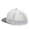 thumbnail image 6 of OC Sports OC12M Phenom Performance Twill Front Panel Cap -Heathered Graphite White, 6 of 8