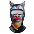 thumbnail image 3 of ETHKIA 3D Animal Personality Hood Summer Animal Print Sunscreen Hood Motorcycle Face Riding Hood Face Mask D, 3 of 7