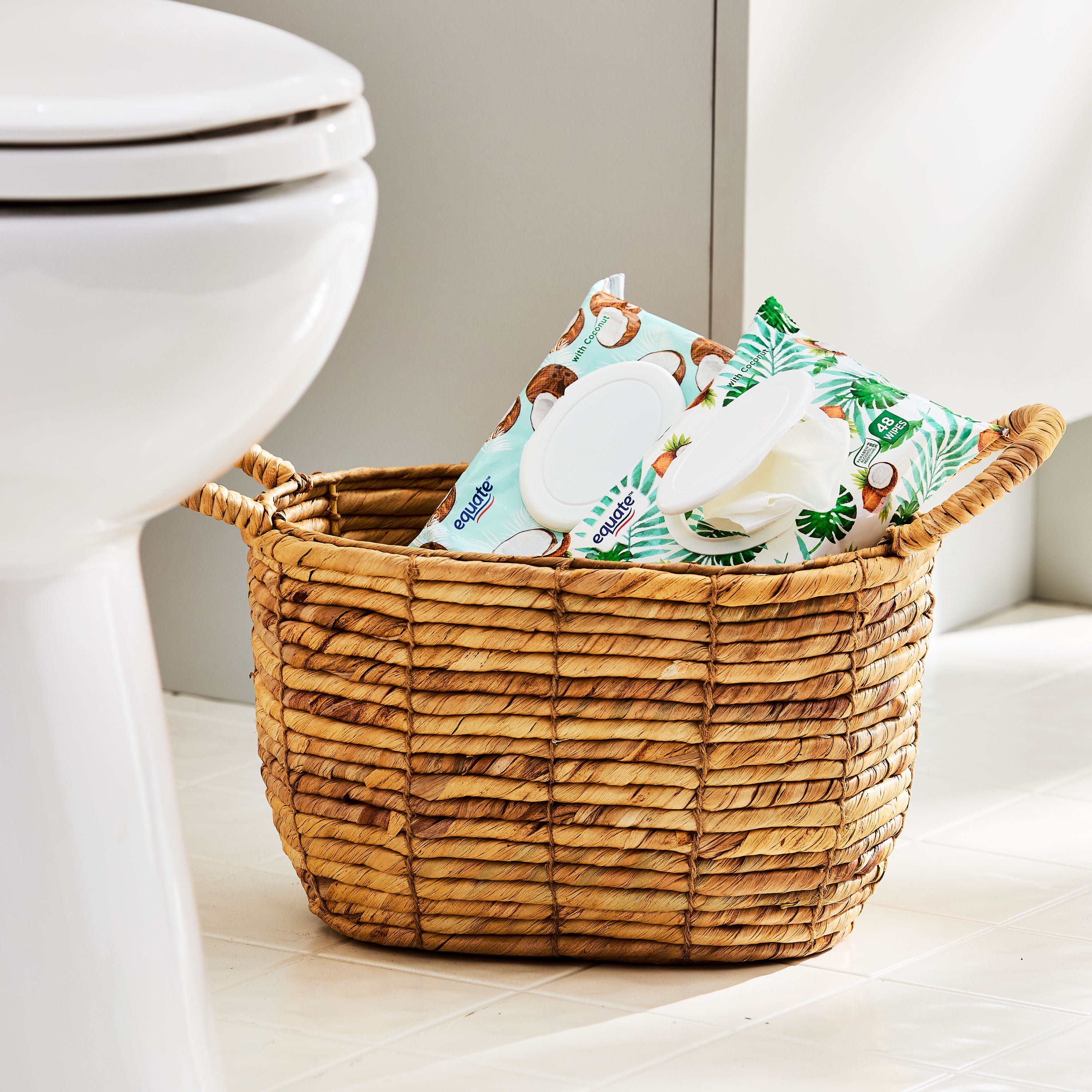 Equate Flushable Wet Wipes, Coconut Scent, 96 Wipes, 2 Pack